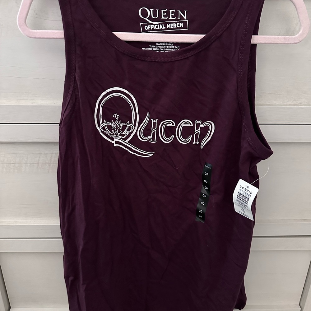 Queen Official Merch Purple Tank Top